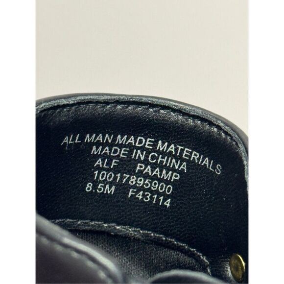 Alfani Boots Size 8.5 Black High Heel Almond Toe Zipper Closure Booties - Picture 7 of 10